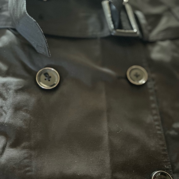 London Fog black trench coat - Picture 5 of 10